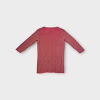 Stella McCartney Pink Ribbed Top, Size 8