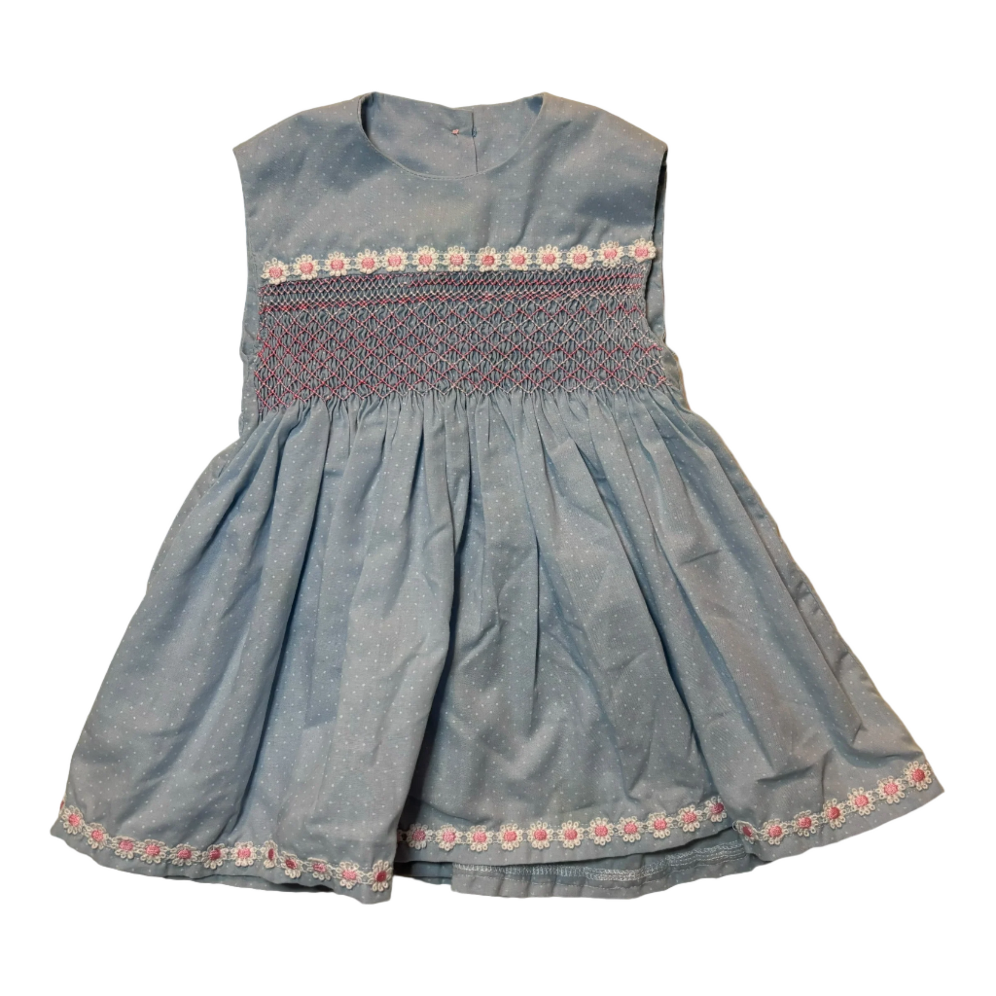 Handmade Smocked Dress, Size 000