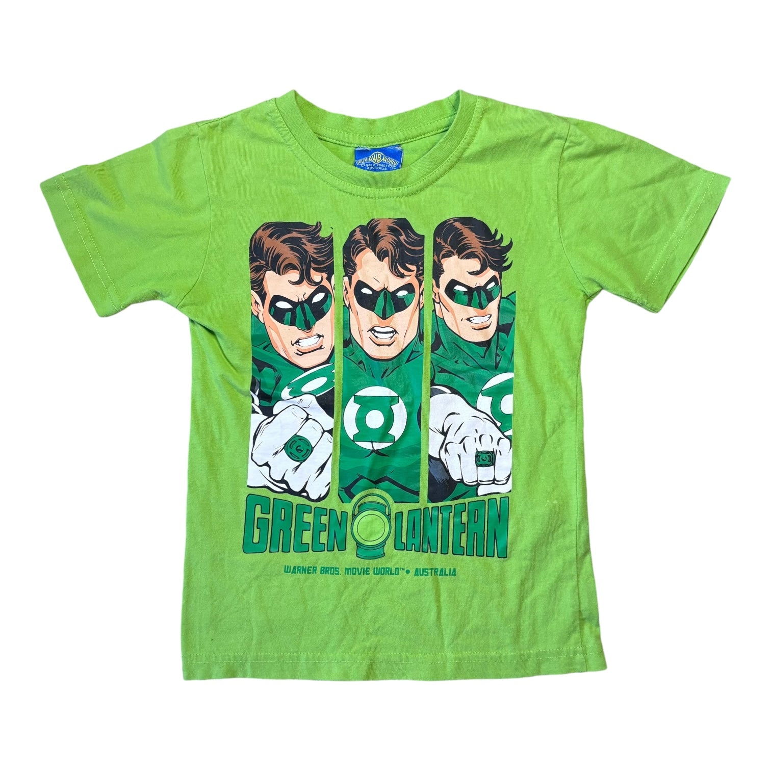 Movie World Green Lantern T-Shirt, Size 4