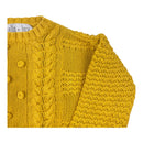 Bella & Lace Yellow Cable Knit, Size 10-12