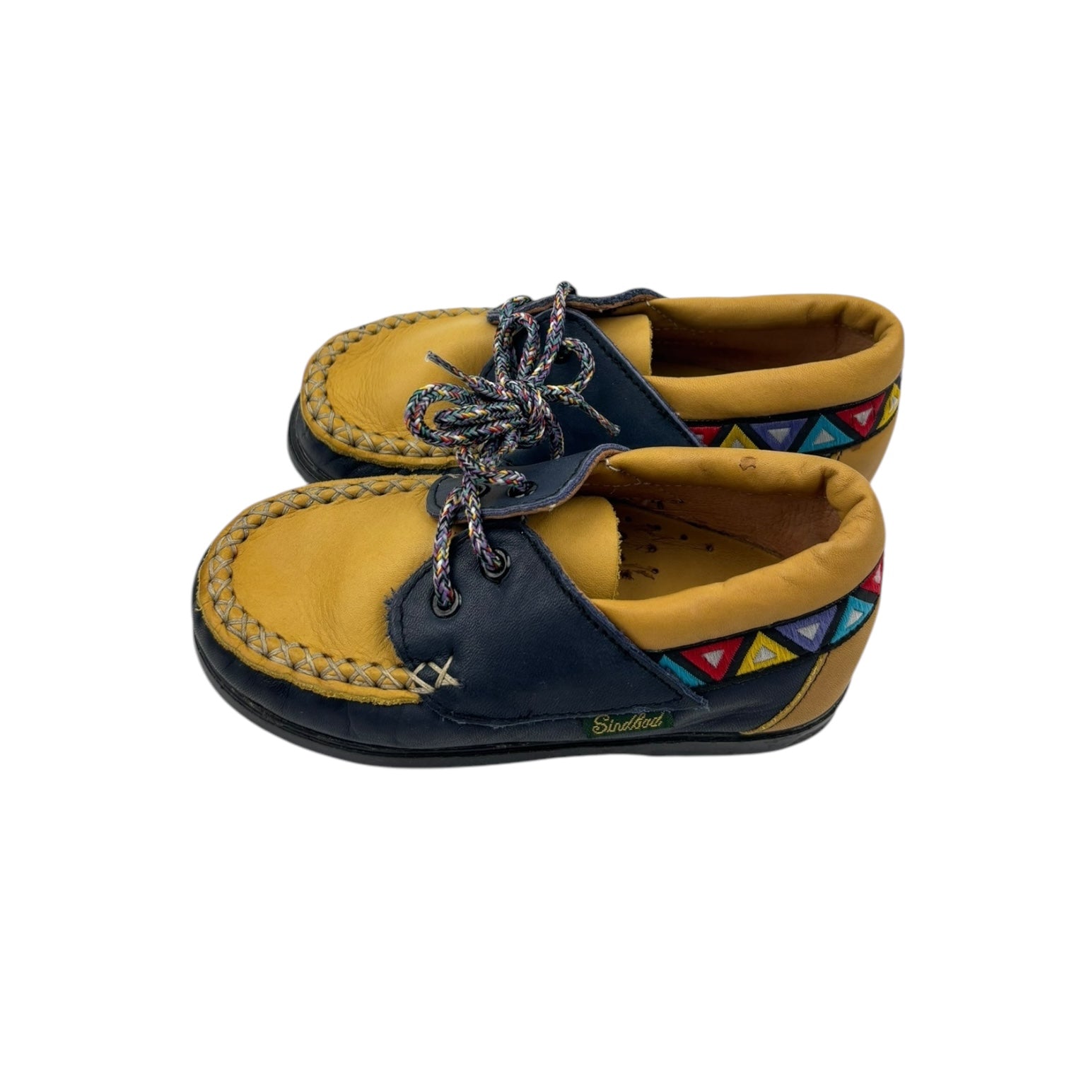 Handmade Leather Moccasins, Size EU26
