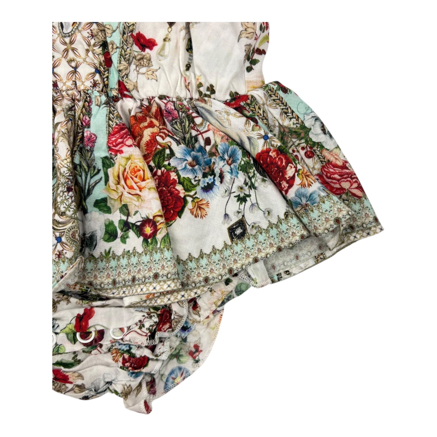 Milla by Camilla Frill Print Romper, Size 00