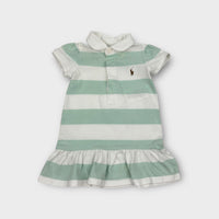 Ralph Lauren Teal Stripe Polo Dress, Size 00