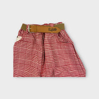 Pico Flower Red Herringbone 2 Piece Set, Size 5
