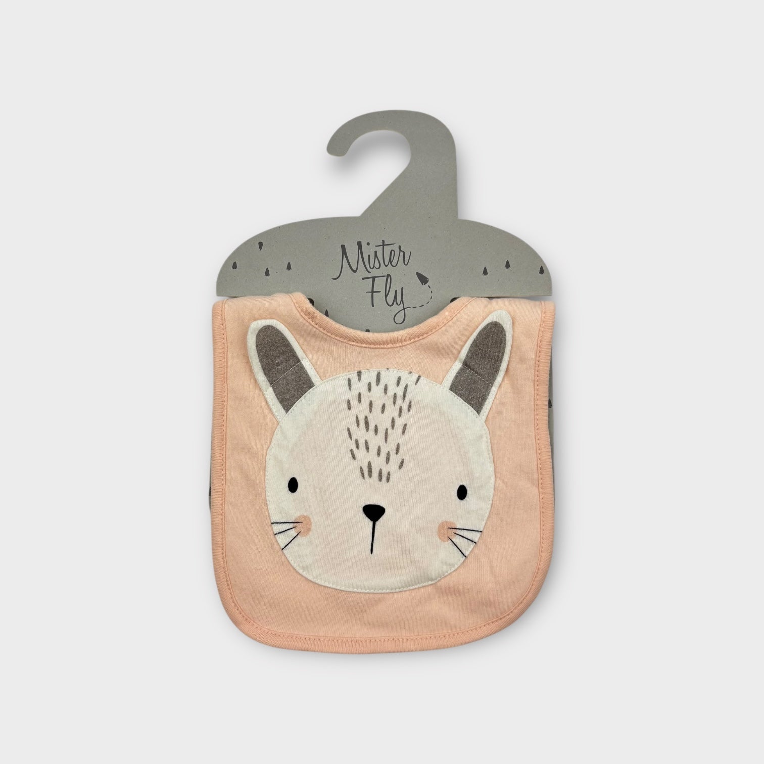 Mister Fly Pink Bunny Bib