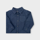 Country Road Navy Button Shirt, Size 0