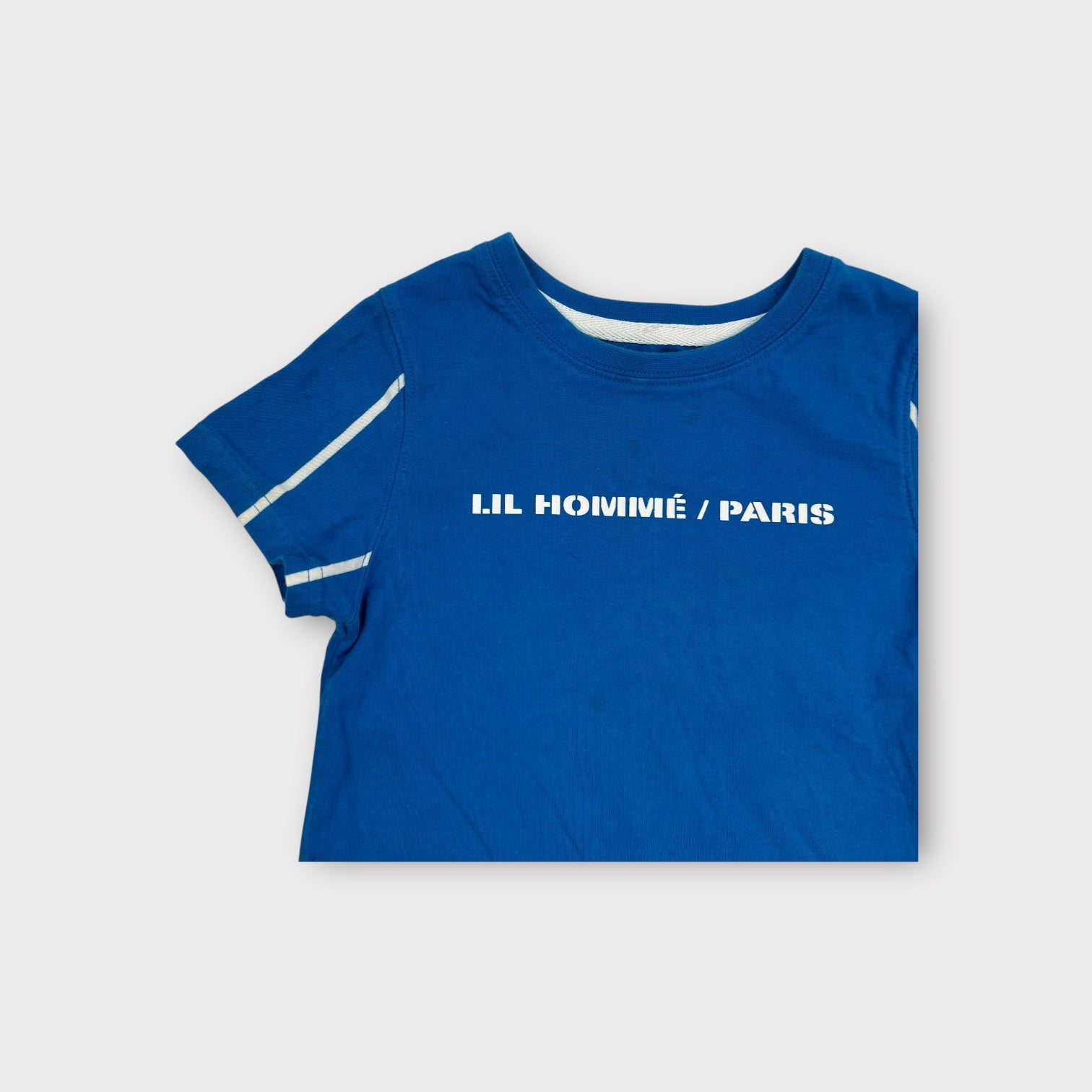 Lil Homme Paris Blue T-Shirt, Size 4-5