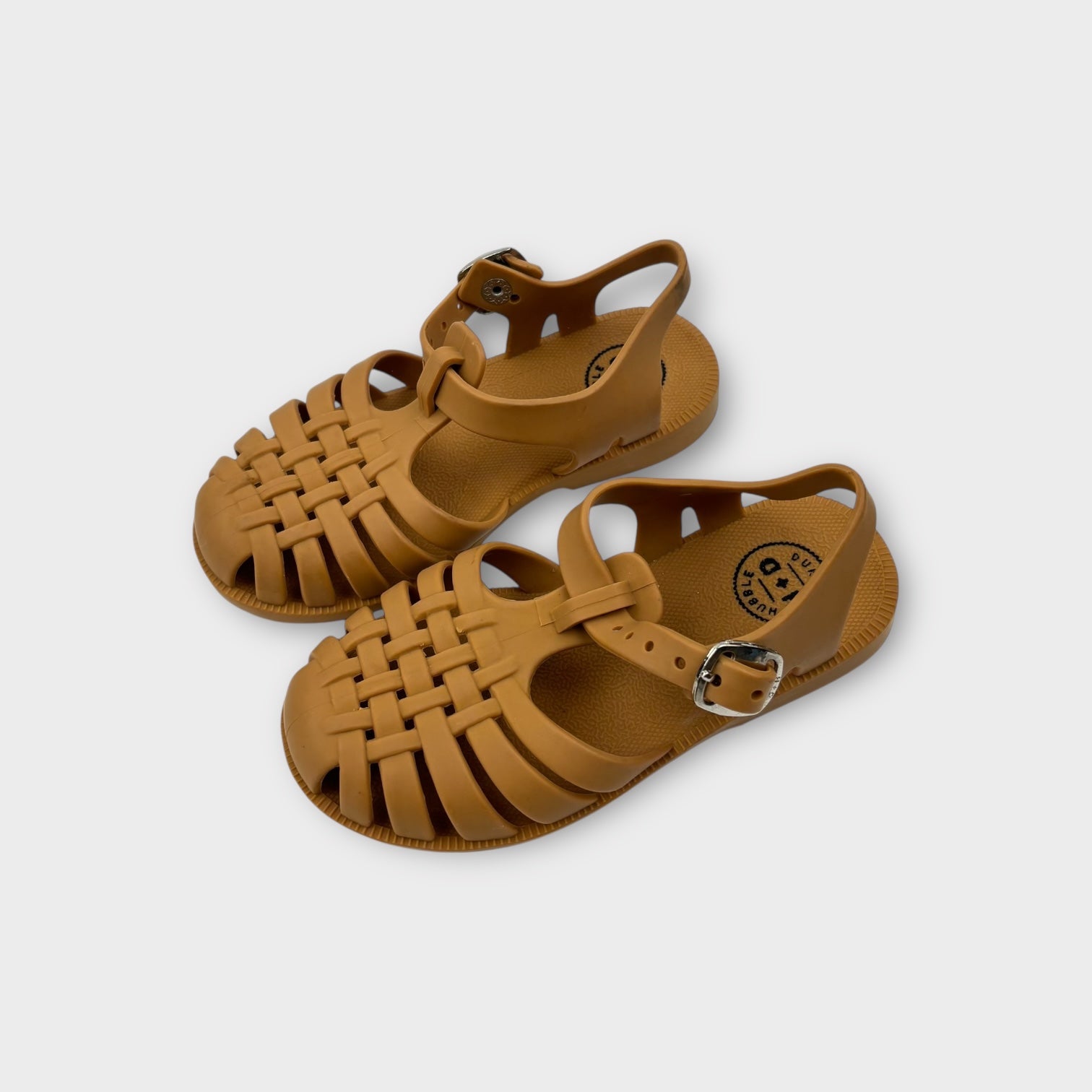 Hubble & Duke Mustard Jelly Sandals, Size EU 26