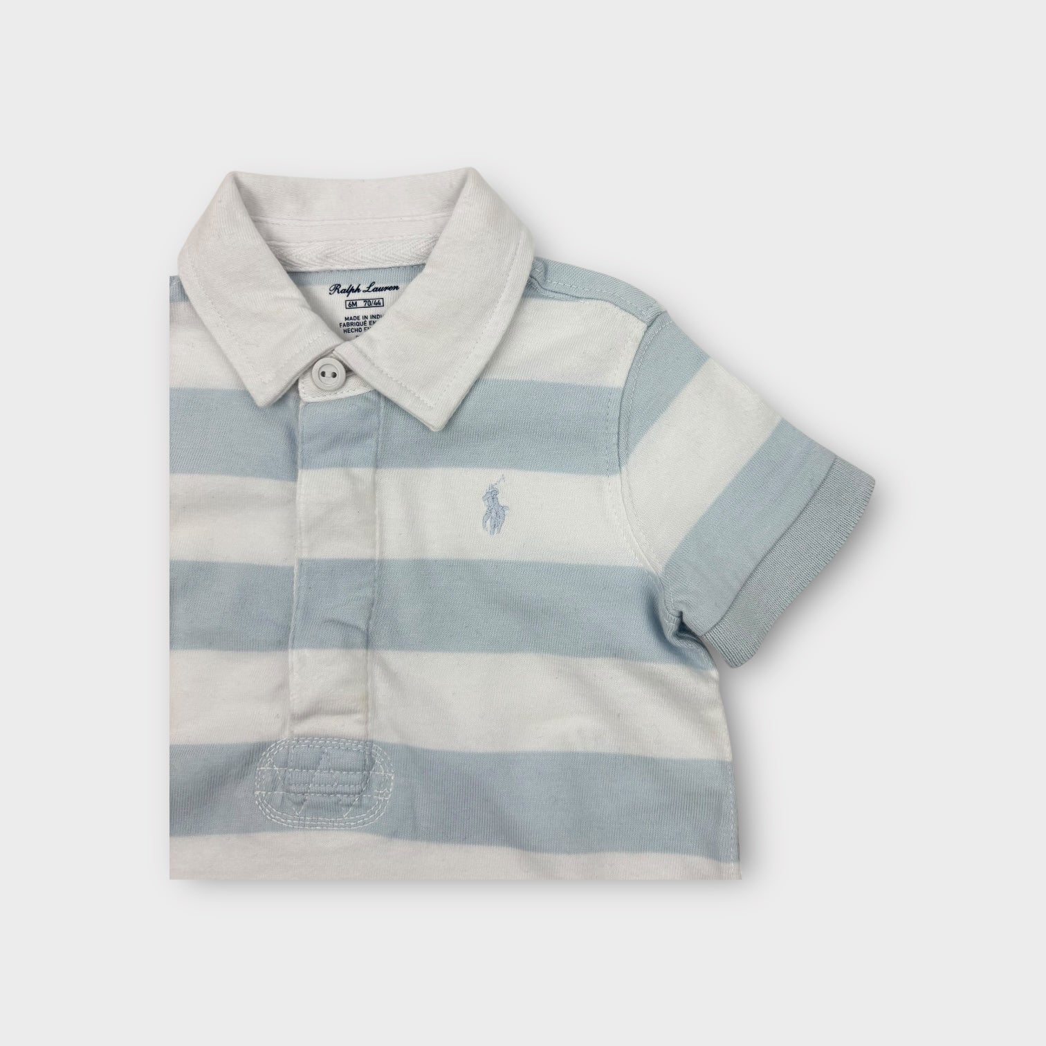 Ralph Lauren Stripe Polo Romper, Size 00
