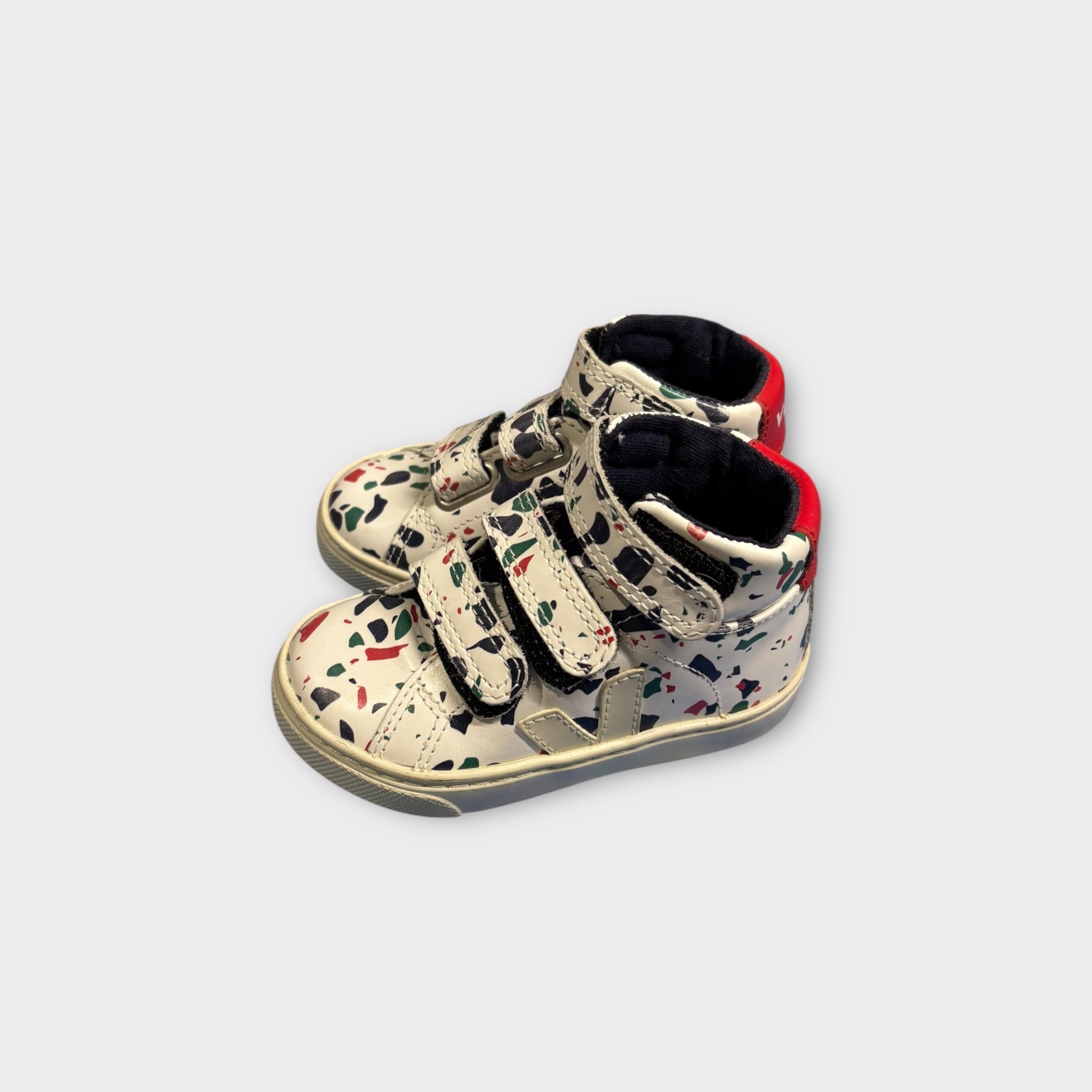 Veja Speckled High Top Sneakers, Size EU 23