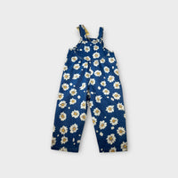Goldie & Ace Daisies Denim Overalls, Size 3