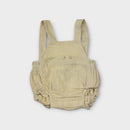 Blue Daisy Cream Muslin Romper, Size 000