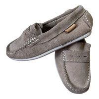 Zara Tan Suede Loafers, Size EUR 27