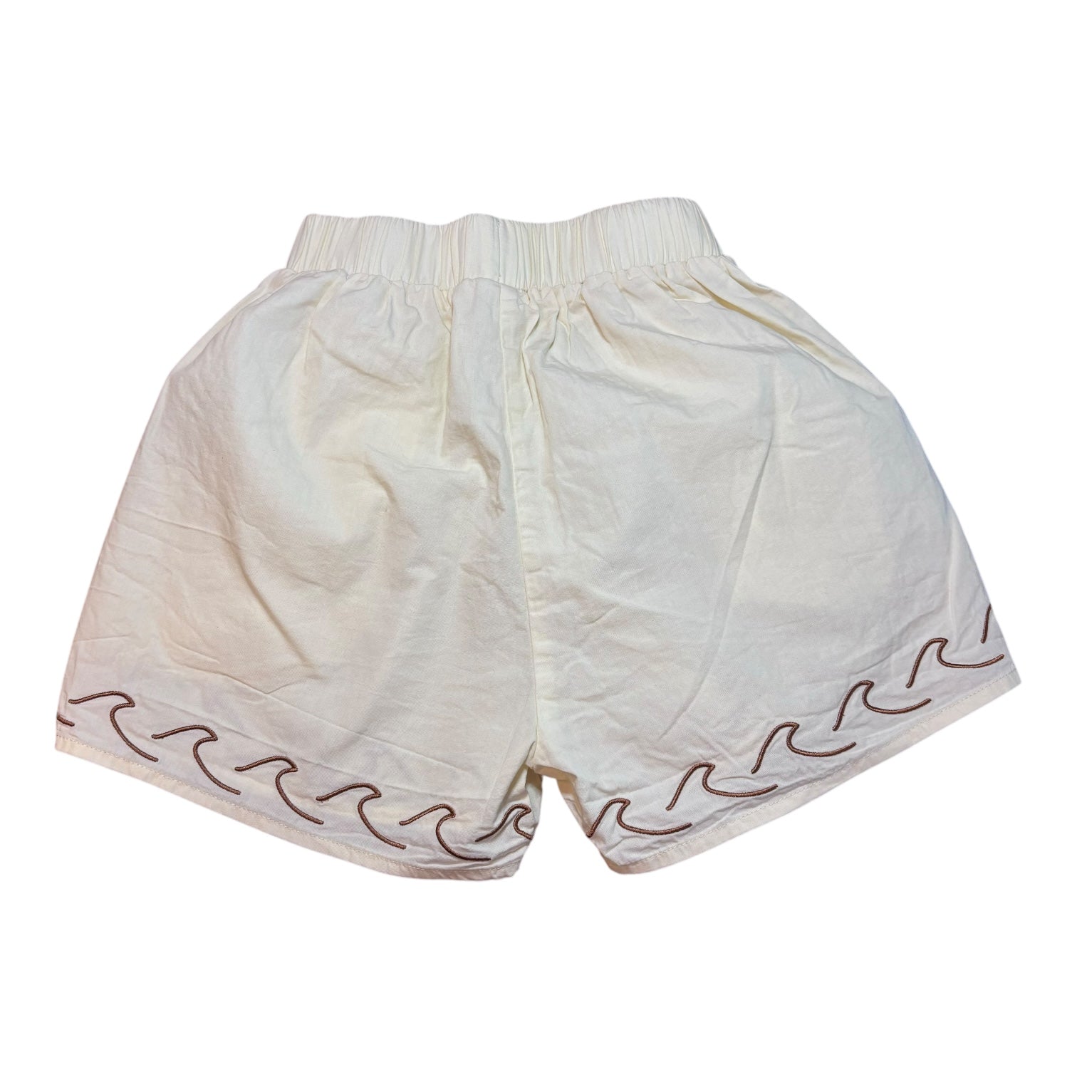 Alfred Ecru Wave Shorts, Size 3
