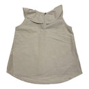 Frill Collar Linen Dress, Size 0