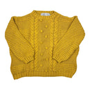 Bella & Lace Yellow Cable Knit, Size 10-12