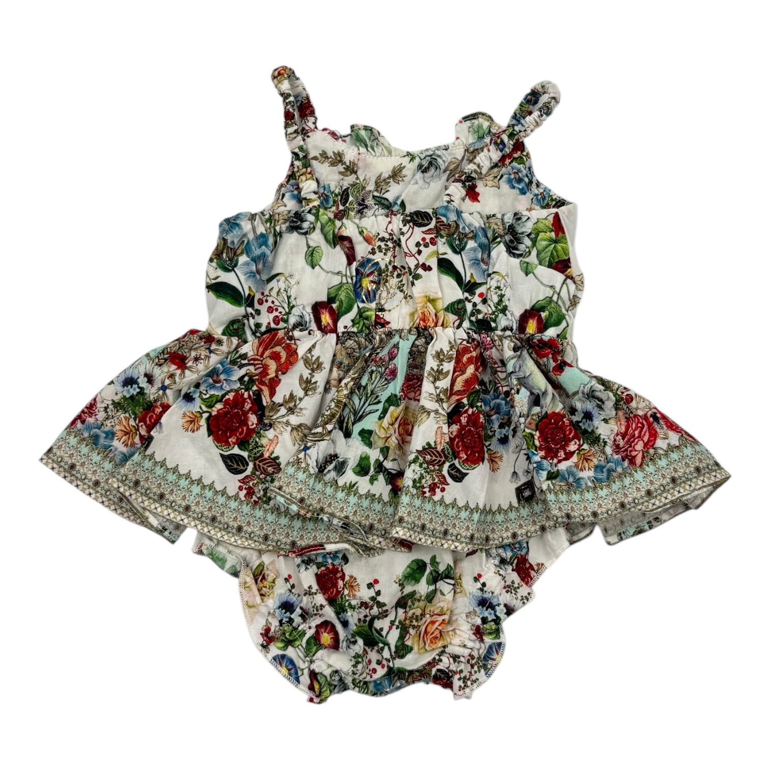 Milla by Camilla Frill Print Romper, Size 00