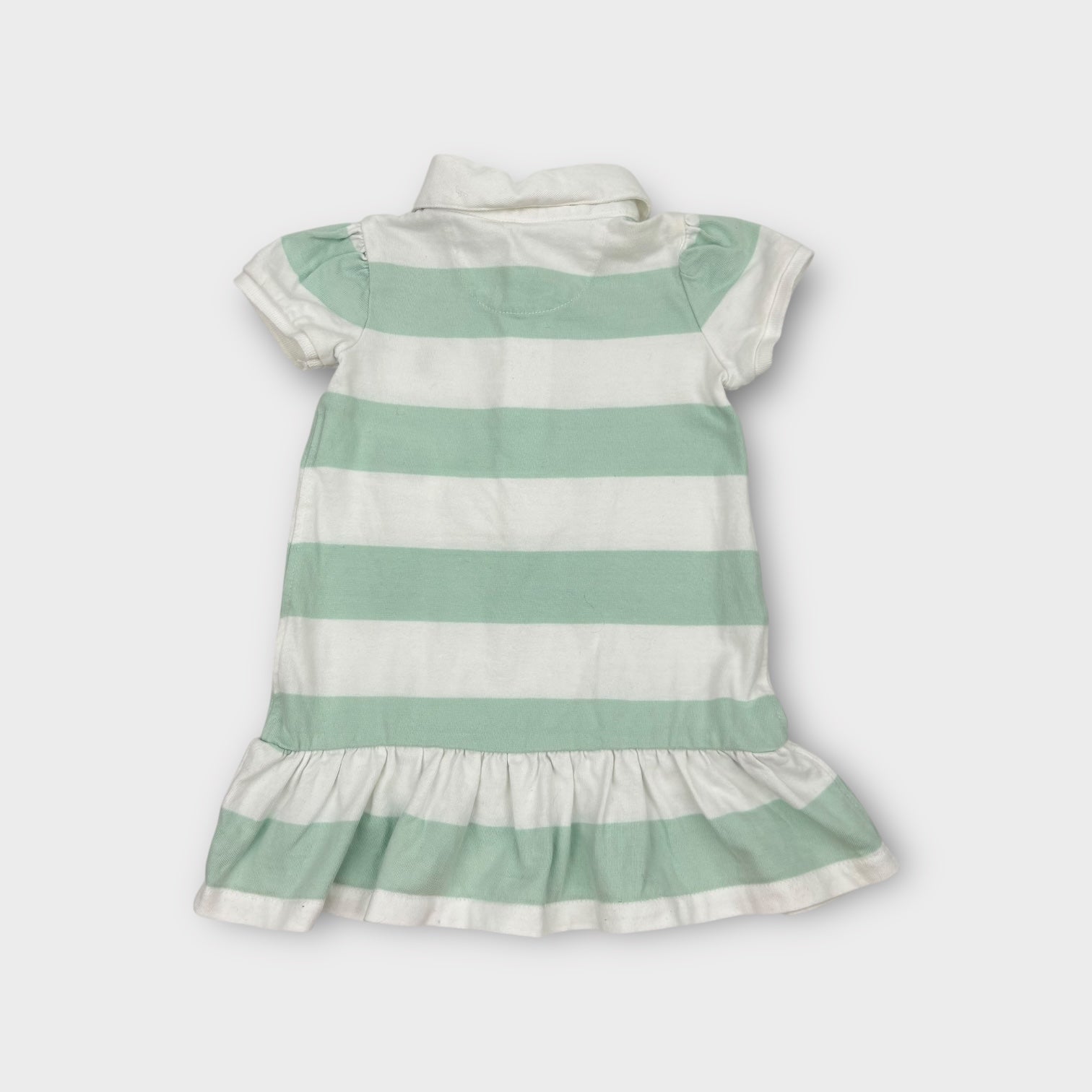 Ralph Lauren Teal Stripe Polo Dress, Size 00