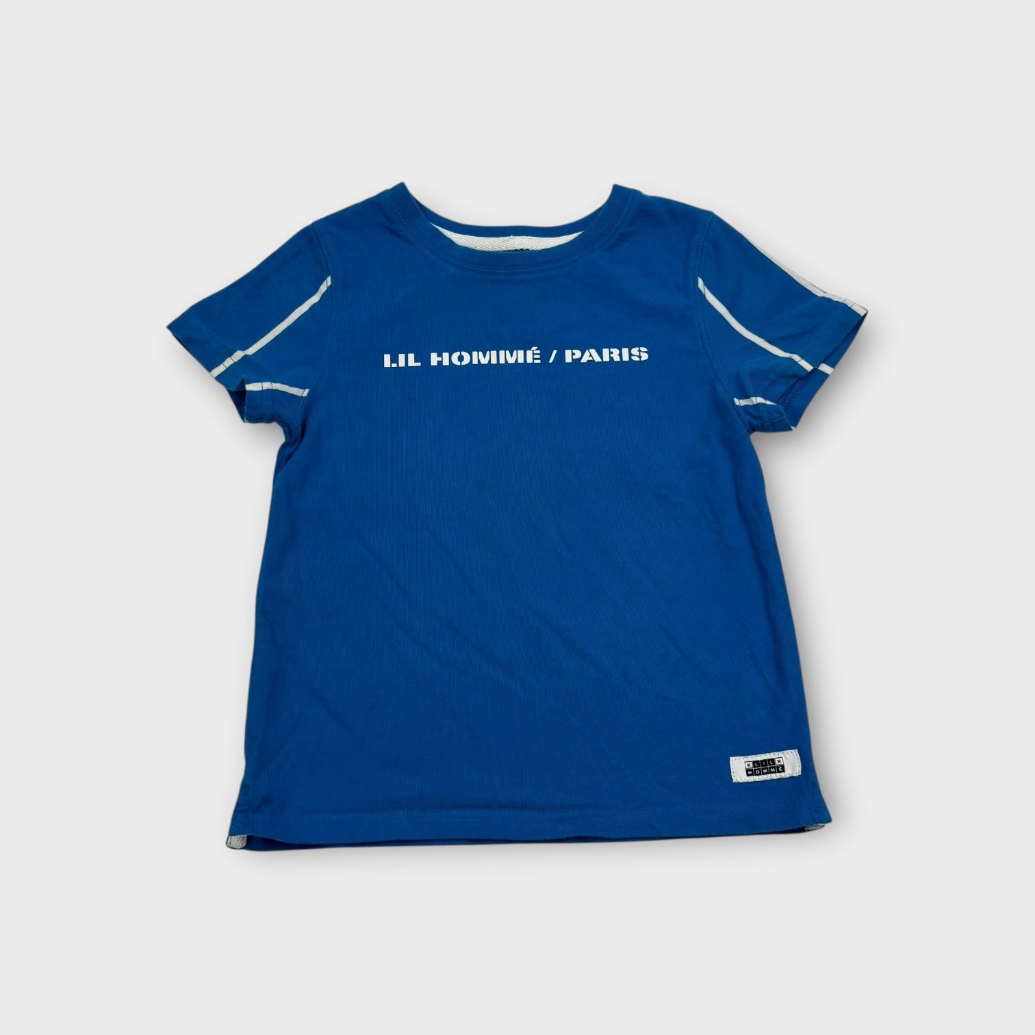 Lil Homme Paris Blue T-Shirt, Size 4-5