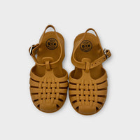Hubble & Duke Mustard Jelly Sandals, Size EU 26