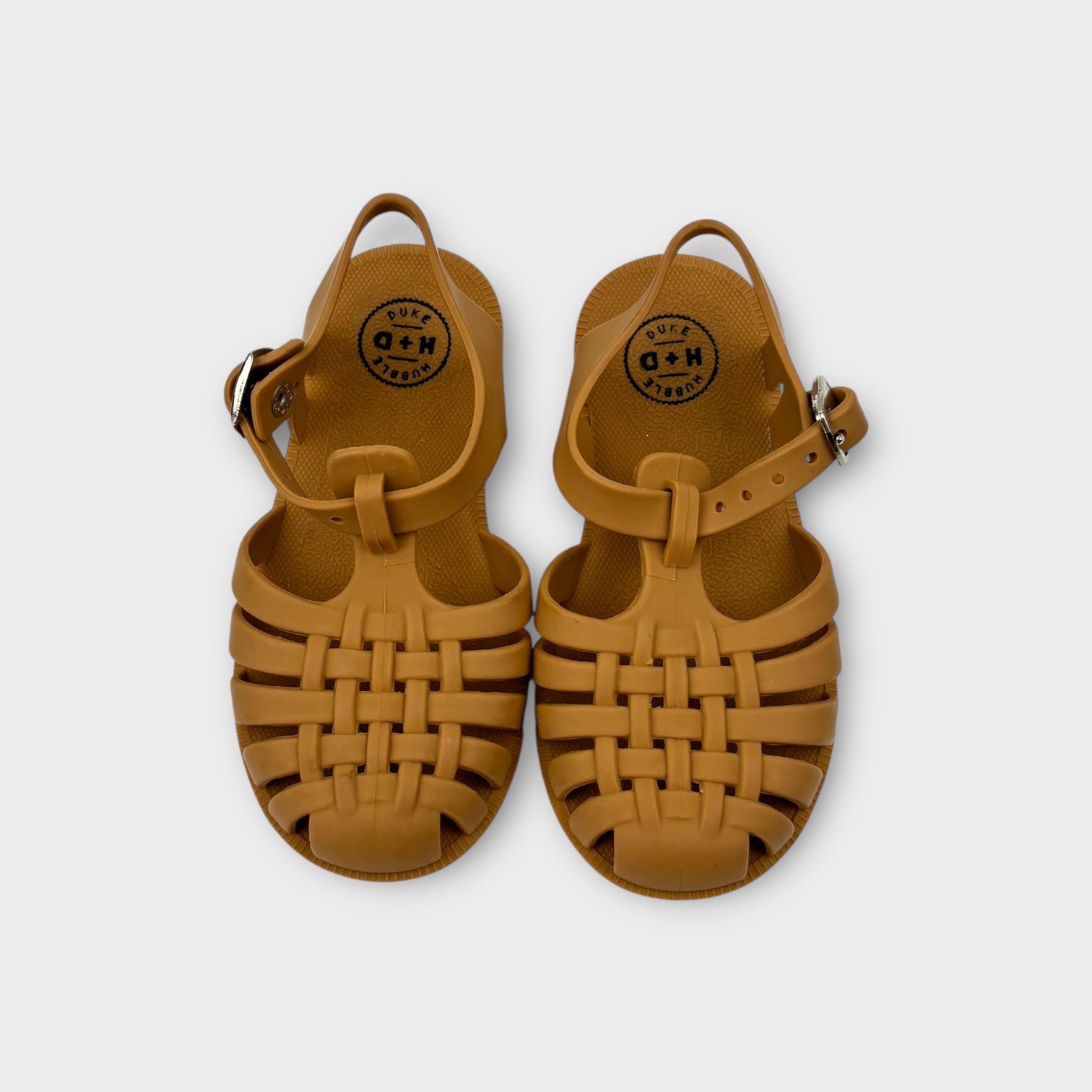 Hubble & Duke Mustard Jelly Sandals, Size EU 26