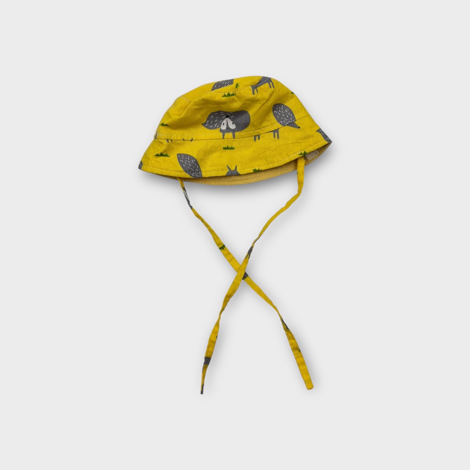 Yellow Fox Bucket Hat, Size 00