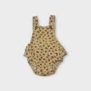 Purebaby Leopard Print Terry Romper, Size 000