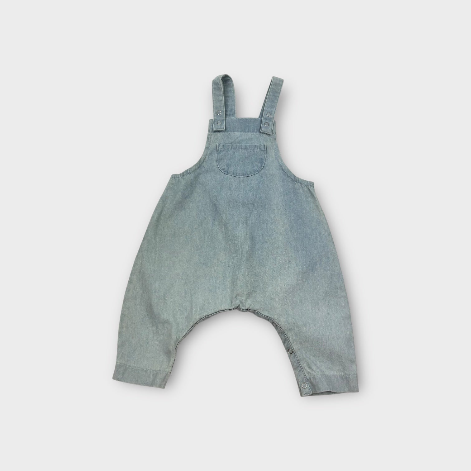 Bonds Chambray Overalls, Size 000