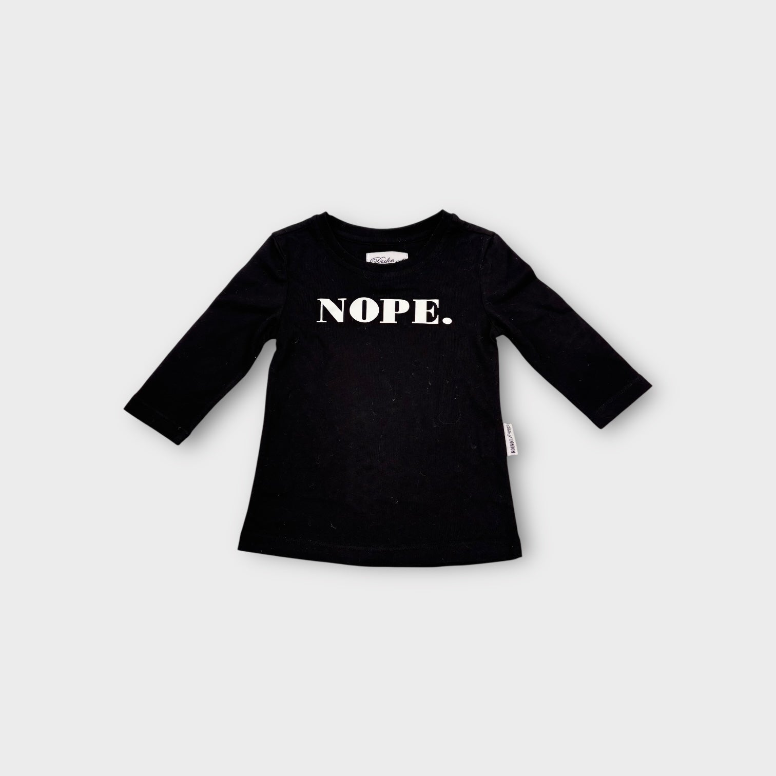 Duke of London Nope Top, Size 0