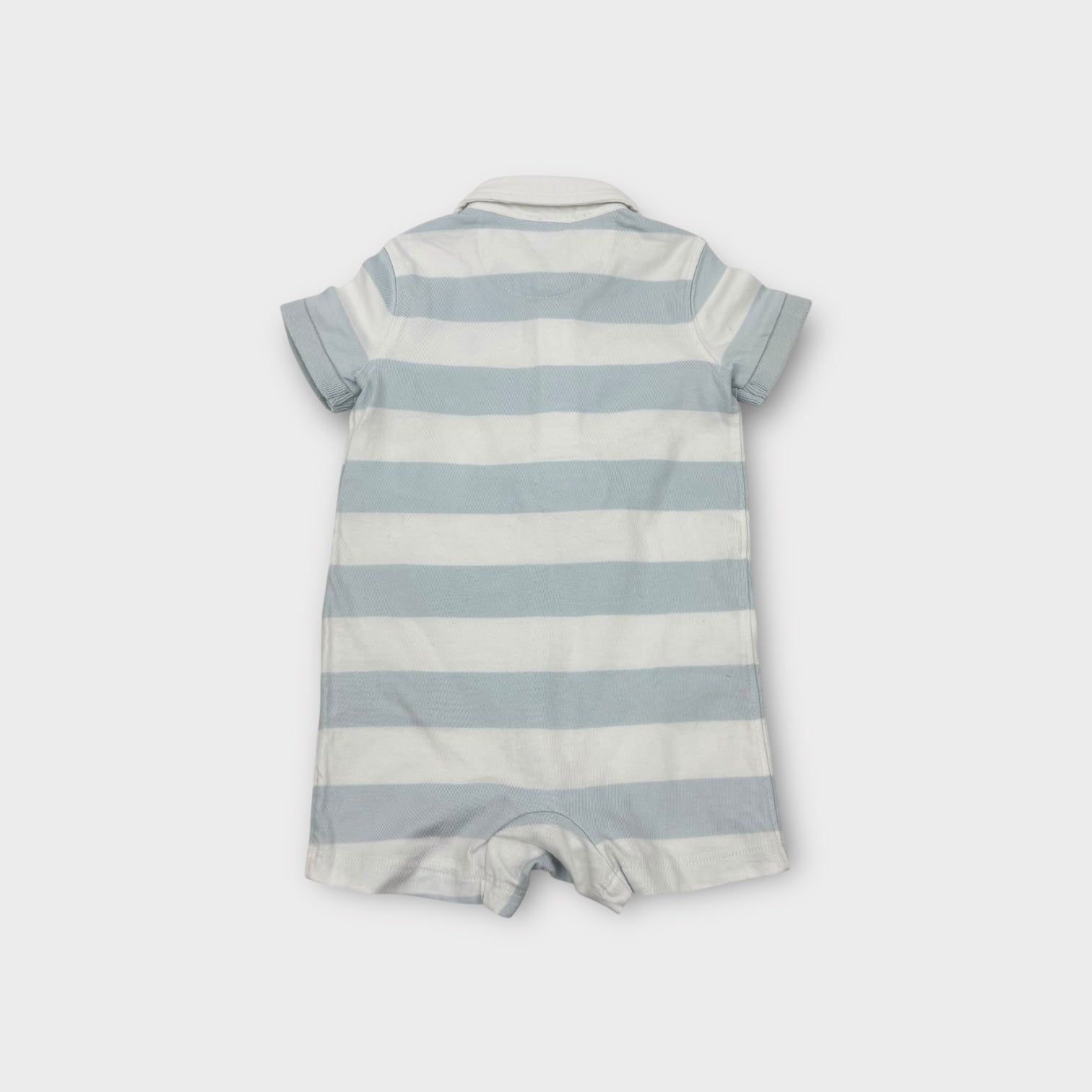 Ralph Lauren Stripe Polo Romper, Size 00