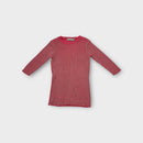 Stella McCartney Pink Ribbed Top, Size 8