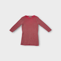 Stella McCartney Pink Ribbed Top, Size 8