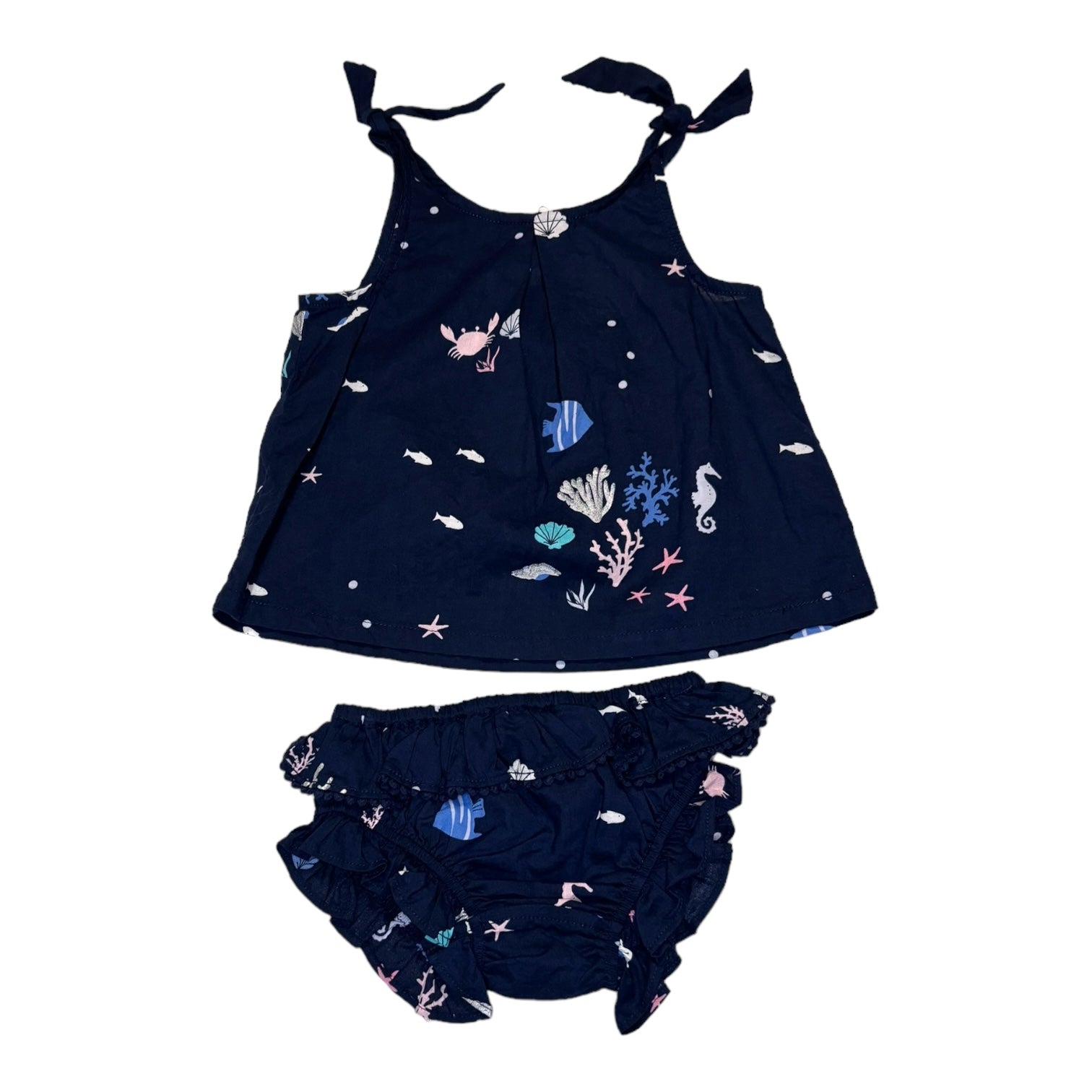Country Road Navy Sealife Set, Size 000