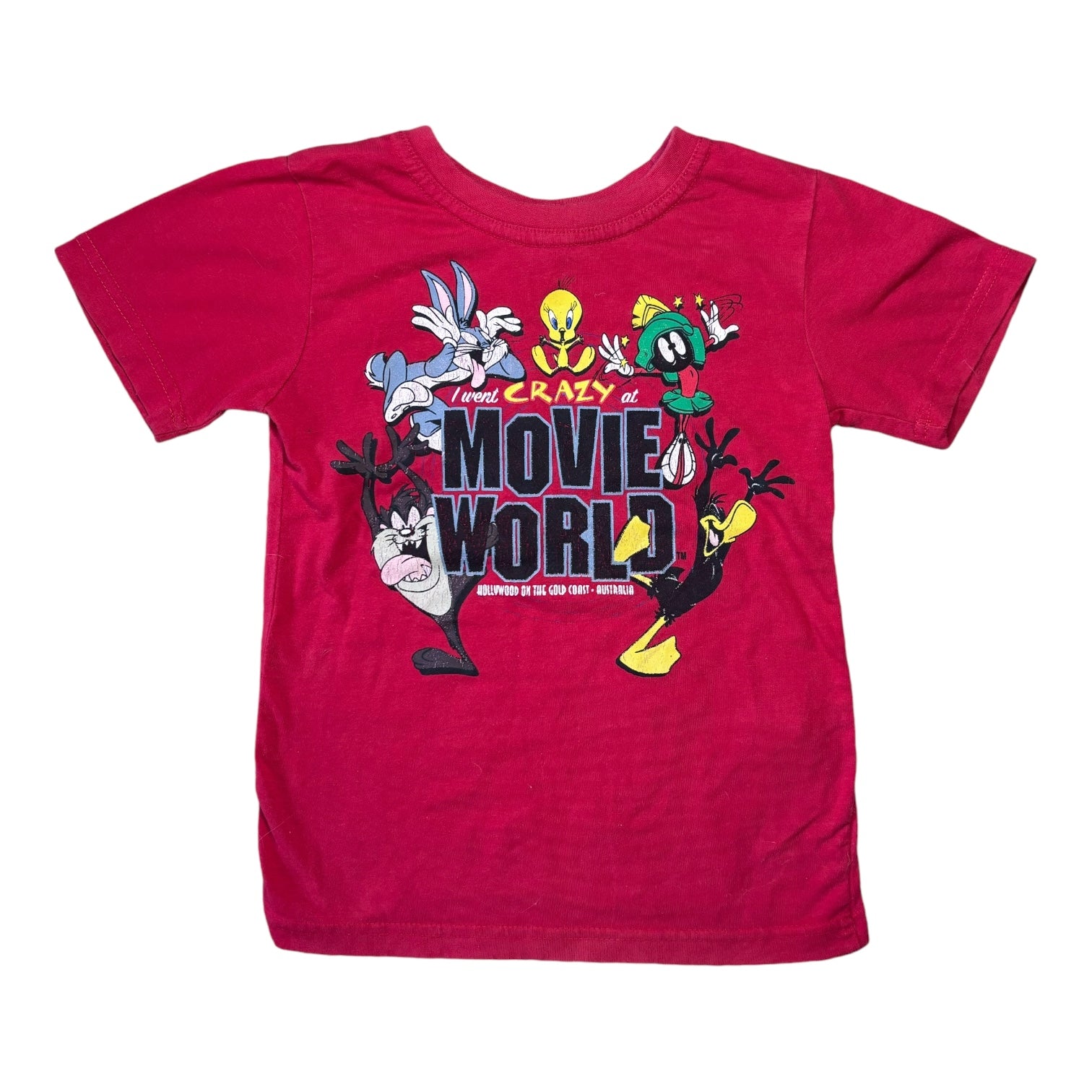 Retro Movie World T-Shirt, Size 4