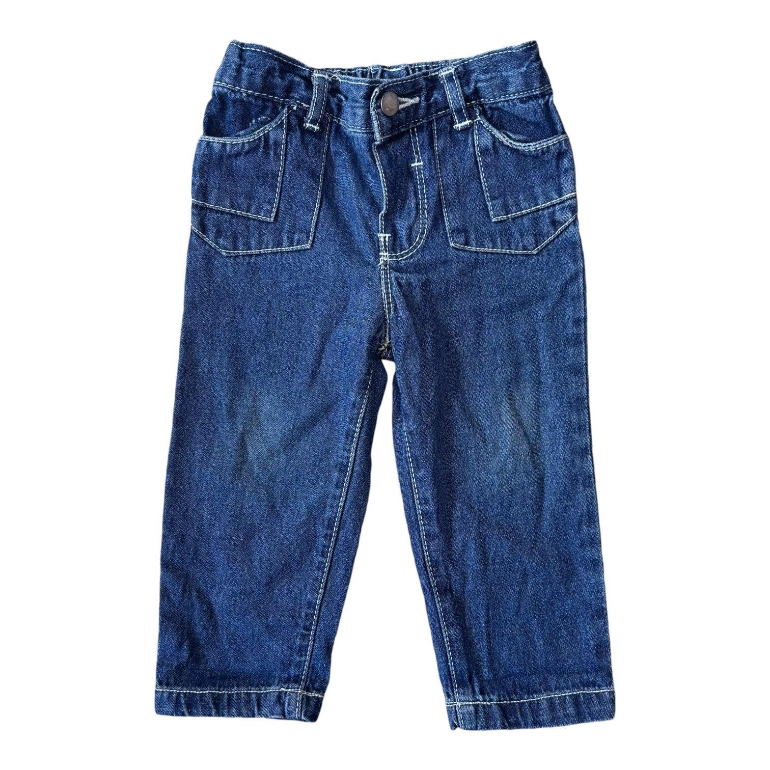 Peanut Buttons Denim Jeans, Size 0
