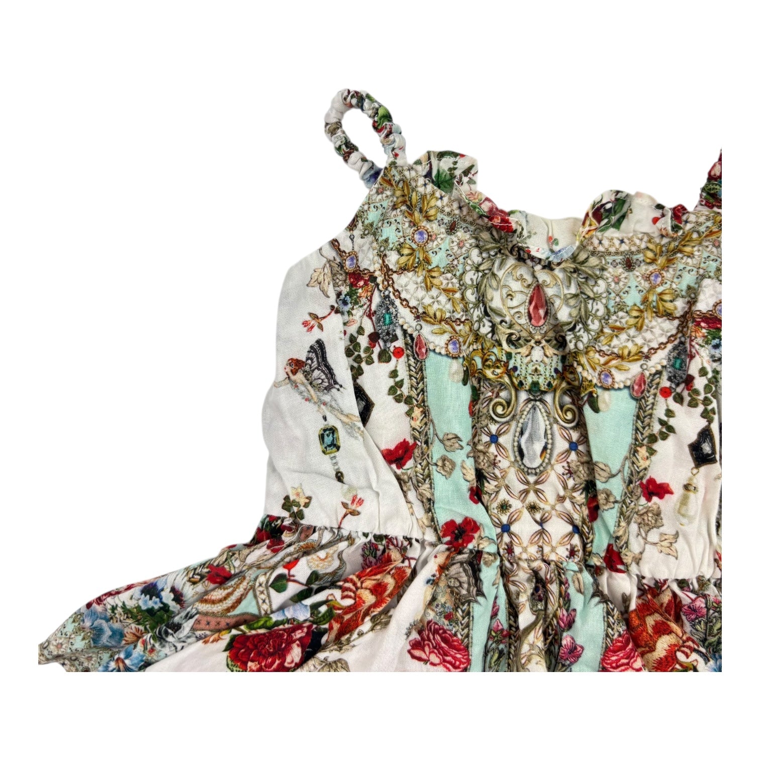 Milla by Camilla Frill Print Romper, Size 00