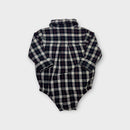 Baby Gap Plaid Shirt Romper, Size 00