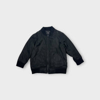 Tiny Tribe Black Bomber Jacket, Size 5