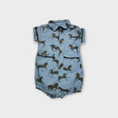 Rock Your Kid Horse Romper, Size 4