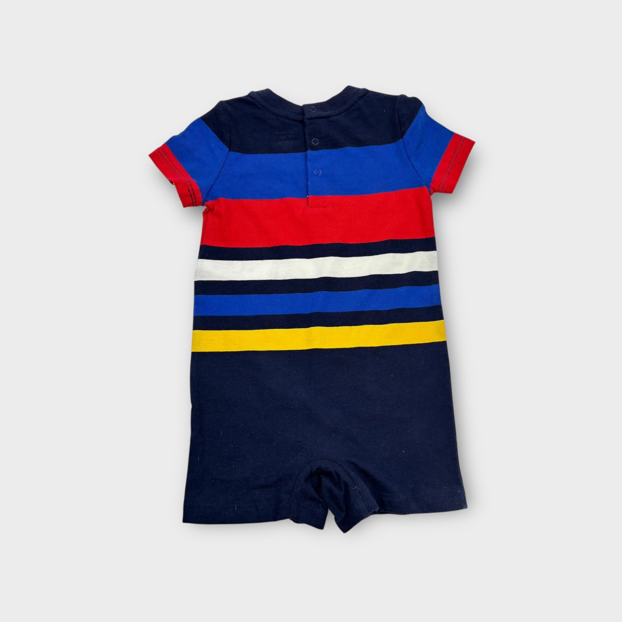 Ralph Lauren Striped Short Sleeve Bodysuit, Size 0