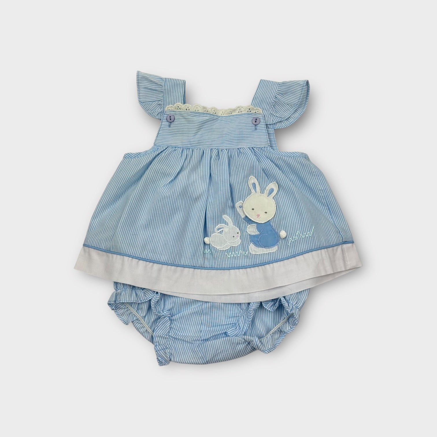 Vintage Stripe Bunny Set, Size 00