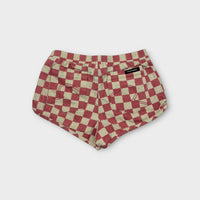 Rock Your Kid Check Shorts, Size 4