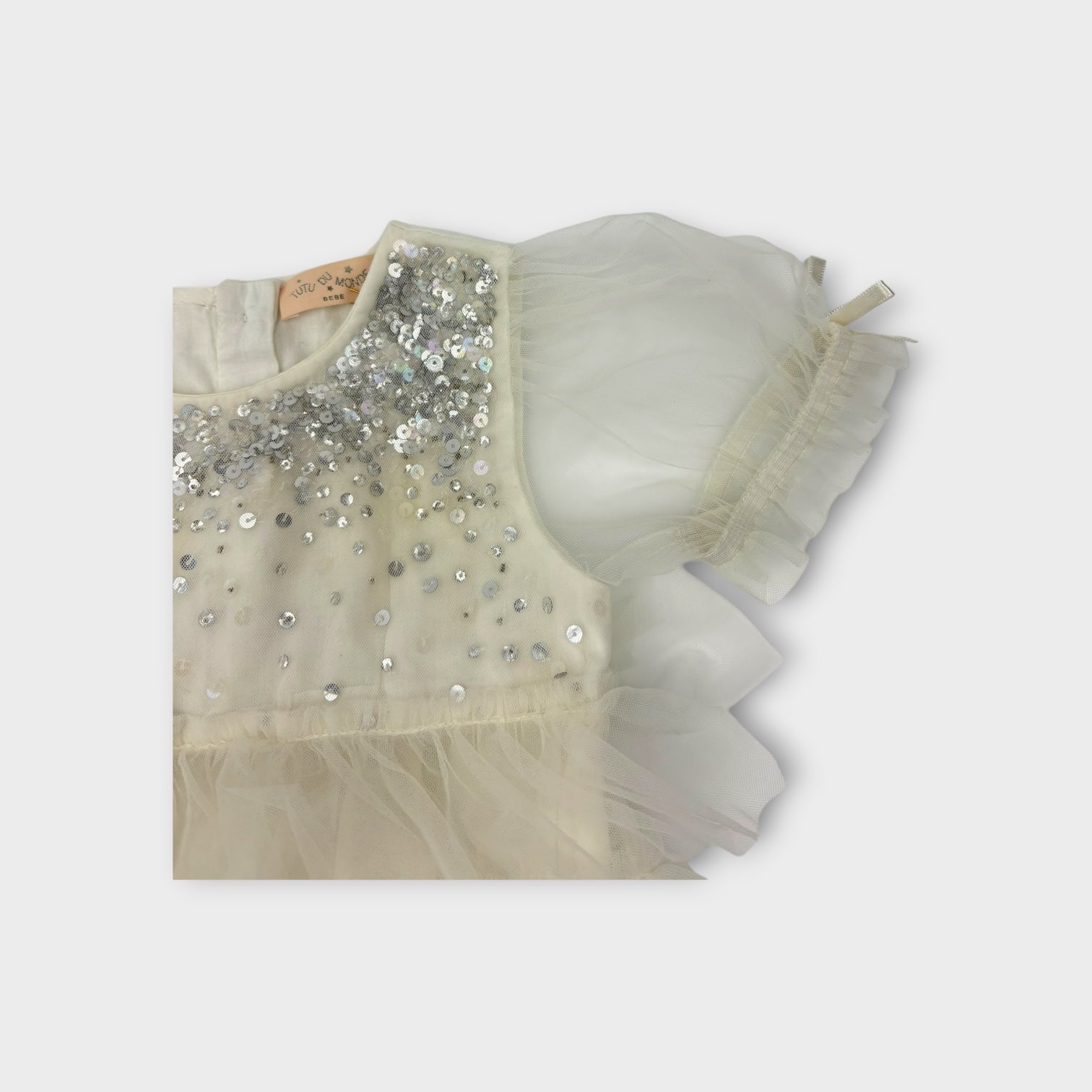 Tutu Du Monde White Tulle Dress, Size 1