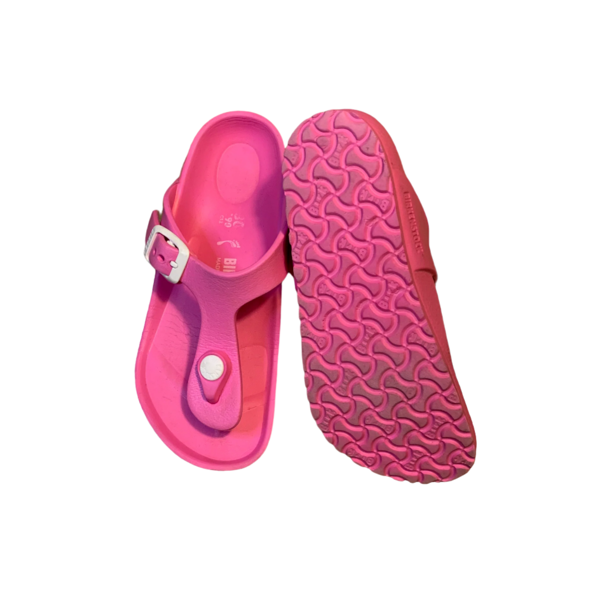 Pink Birkenstock Gizeh EVA Kids Narrow, Size EU30
