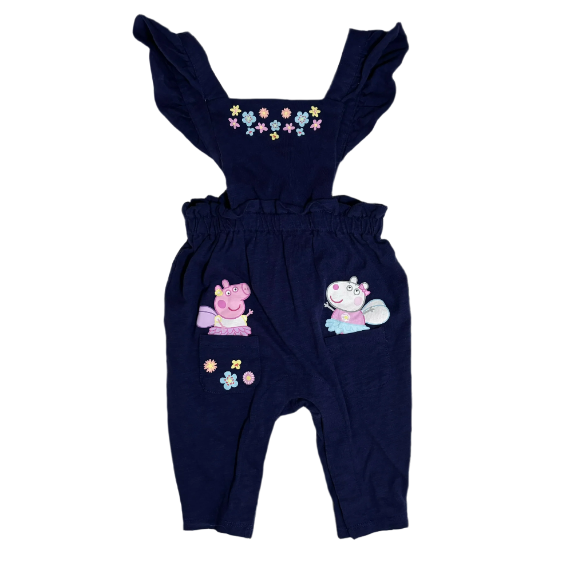 Peppa Pig Overalls, Size 00