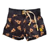 Rock Your Kid Pizza Swim Shorts, Size 2