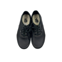 Vans All Black Leather Originals, Size EU 32.5