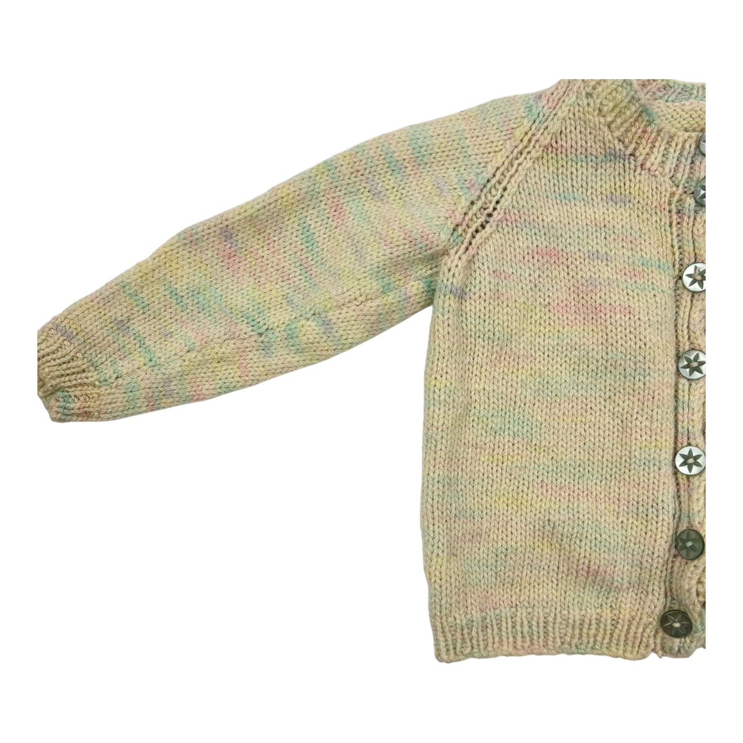 Pastel Knit Cardigan, Size 00