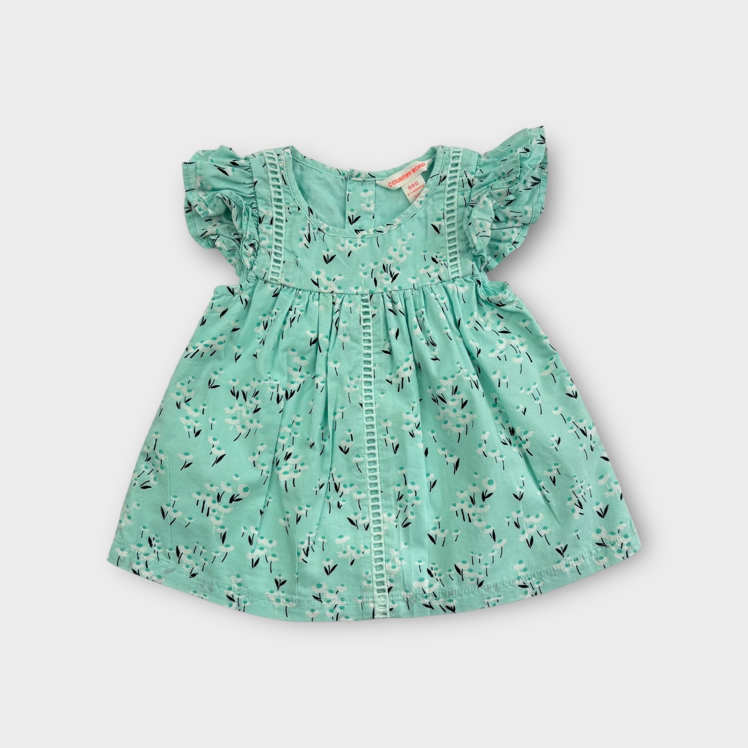 Country Road Sleeveless Floral Dress, Size 000