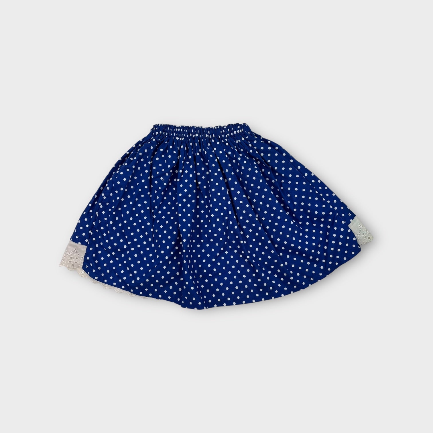Vintage Lace Top & Polkadot Skirt Set, Size 6
